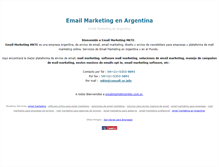 Tablet Screenshot of emailmarketingmkte.com.ar